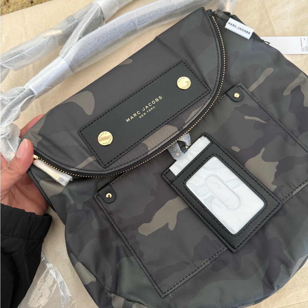 MARC JACOBS 4S5HMS035H02- CAMO PREPPY NATASHA NYLON WOMENS MINI CROSSBODY BAG